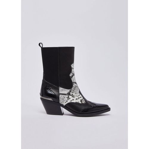 Bottes Bottes western avec imprimé python - Liu Jo - Modalova