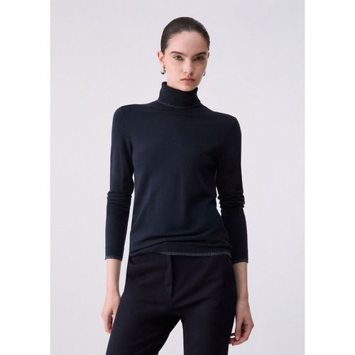 Pull Pull col roulé avec profili Lurex® - Liu Jo - Modalova