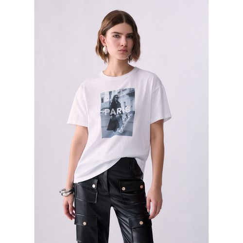 T-shirt T-shirt en jersey avec imprimé - Liu Jo - Modalova