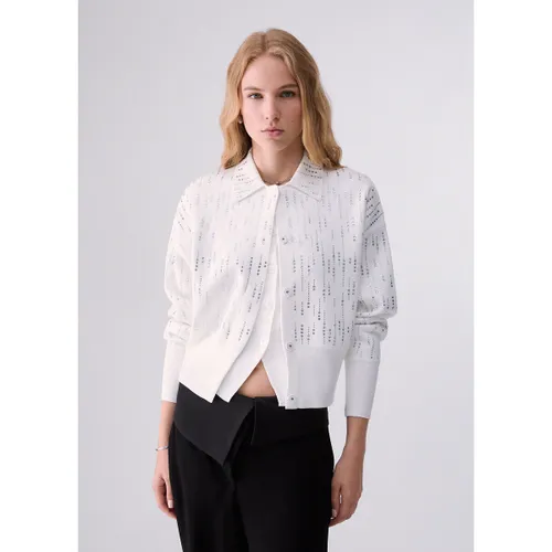 Veste Veste en maille avec strass - Liu Jo - Modalova