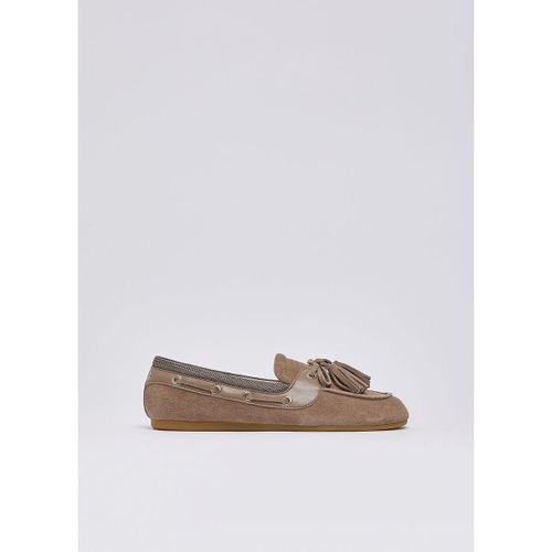 Mocassins Mocassins en daim avec pompons - Liu Jo - Modalova