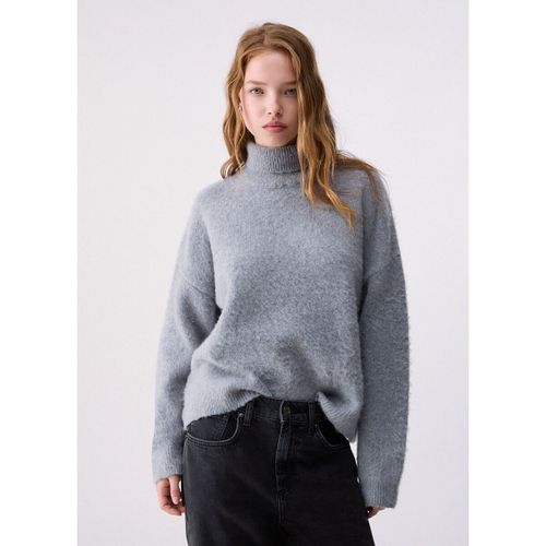 Pull Pull col roulé en laine brossée - Liu Jo - Modalova