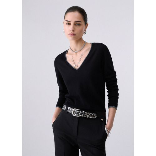 Pull Liu Jo Maille avec col V - Liu Jo - Modalova
