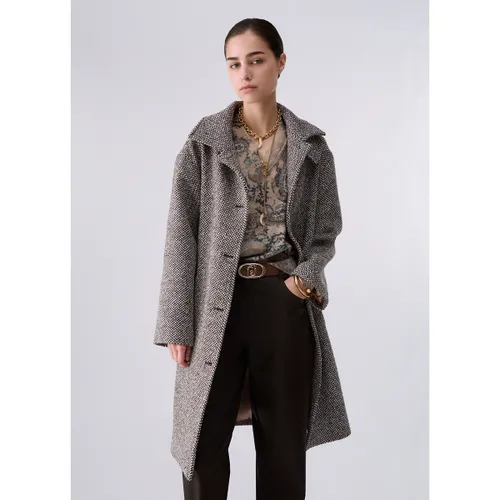 Manteau Manteau en laine avec ceinture - Liu Jo - Modalova
