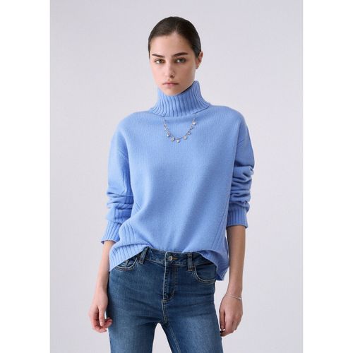 Pull Pull col roulé en laine - Liu Jo - Modalova