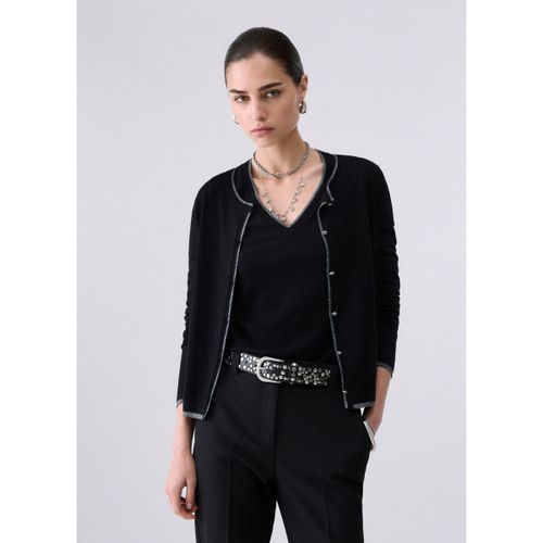 Gilet Cardigan avec profili Lurex® - Liu Jo - Modalova