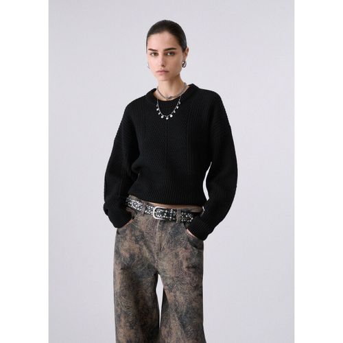 Pull Maille en laine avec nœud - Liu Jo - Modalova
