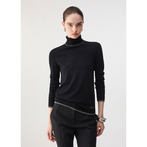 Pull Pull col roulé avec profili Lurex® - Liu Jo - Modalova