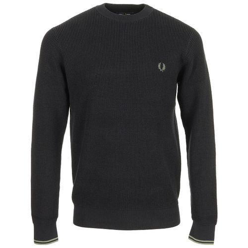 Pull Waffle Stitch Jumper - Fred Perry - Modalova