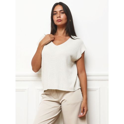 Sweat-shirt Pulls - Ecru - La Modeuse - Modalova