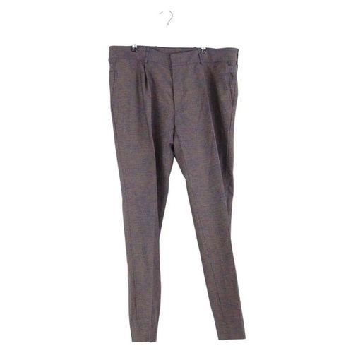 Pantalon Pantalon droit bleu - Salvatore Ferragamo - Modalova