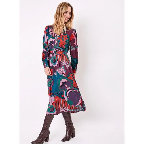 Robe Robe midi fluide évasée imprimée URIKO - La Fiancee Du Mekong - Modalova