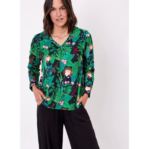 Blouses Blouse imprimée fluide évasée col V PALASI - La Fiancee Du Mekong - Modalova