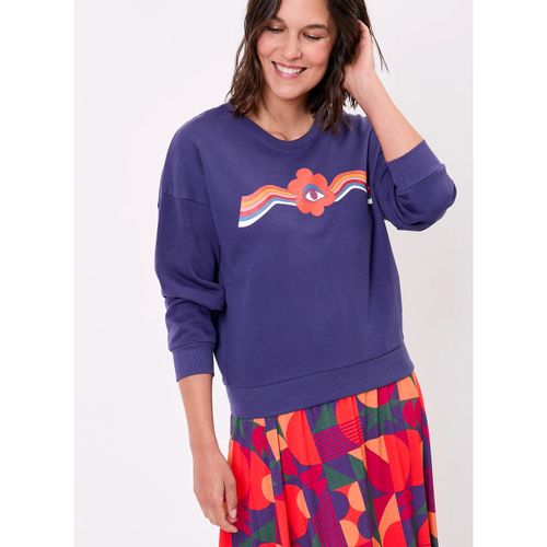 Sweatshirts Sweat coton bio col rond PRUNE - La Fiancee Du Mekong - Modalova