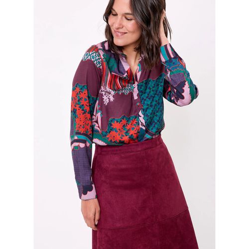 Chemise Chemisier imprimé fluide col V REY - La Fiancee Du Mekong - Modalova