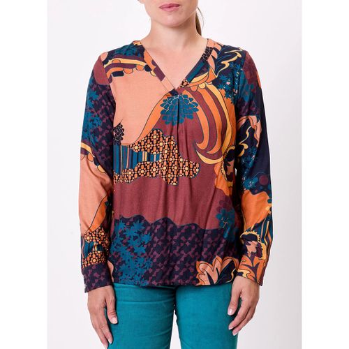 Blouses Blouse imprimée fluide évasée col V PALASI - La Fiancee Du Mekong - Modalova