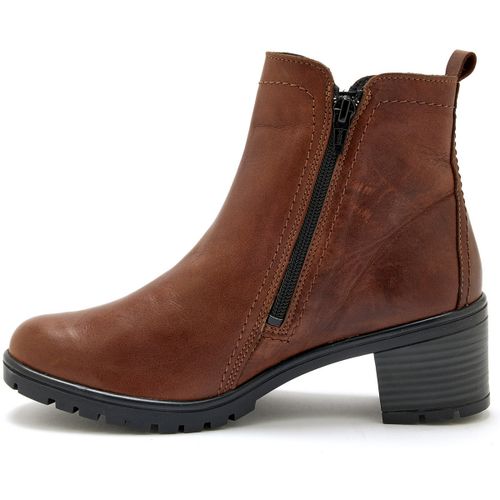 Bottines Boots dessus cuir - Pediconfort - Modalova