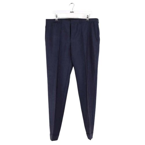 Pantalon Pantalon droit bleu - Dunhill - Modalova