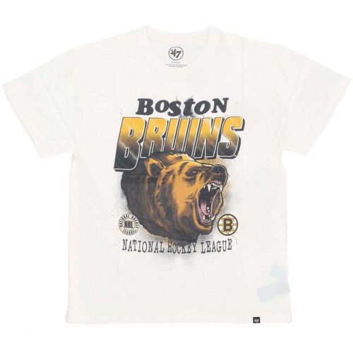 T-shirt Maglietta Uomo Nhl Imprint Drop Shoulder Tee Bosbru Sandstone - '47 Brand - Modalova