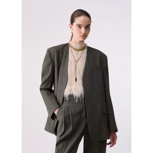 Veste Veste en tweed avec ceinture - Liu Jo - Modalova