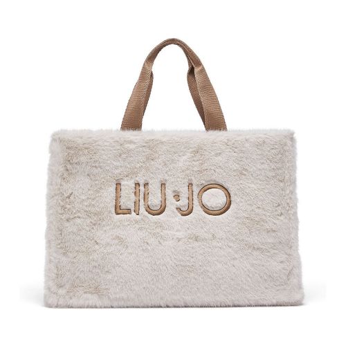 Sac à main Cabas grand format en teddy - Liu Jo - Modalova