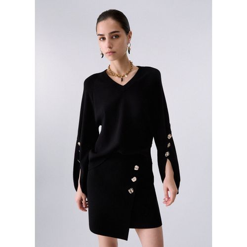 Pull Maille avec fentes latérales - Liu Jo - Modalova