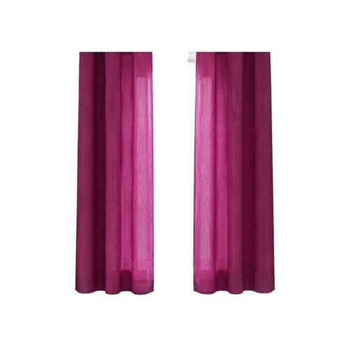 Voilages Paire de Rideaux voile uni Brise bise - Stof - Modalova
