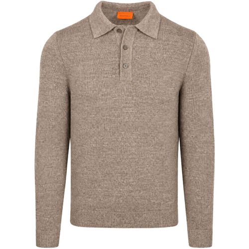 Sweat-shirt Polo Manches Longues Melange Beige - Suitable - Modalova