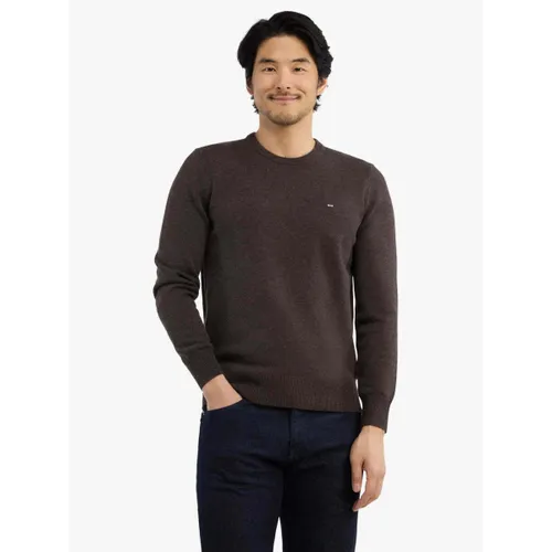 Sweat-shirt Pull marron en laine - Eden Park - Modalova