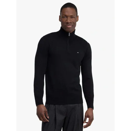 Sweat-shirt Pull camionneur noir en laine - Eden Park - Modalova