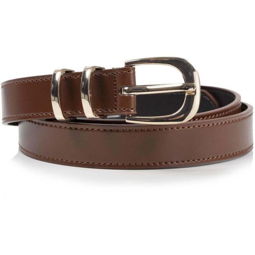 Ceinture Ceinture à boucle dorée 100% cuir - Isotoner - Modalova