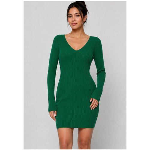 Robe Kebello Robe Col V F, Vert - Kebello - Modalova
