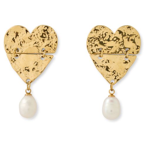 Bijoux Boucles d'oreilles pendantes coeur - Daxon - Modalova