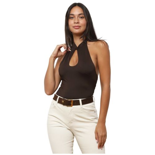 Blouses Tops, t-shirts - Marron - La Modeuse - Modalova