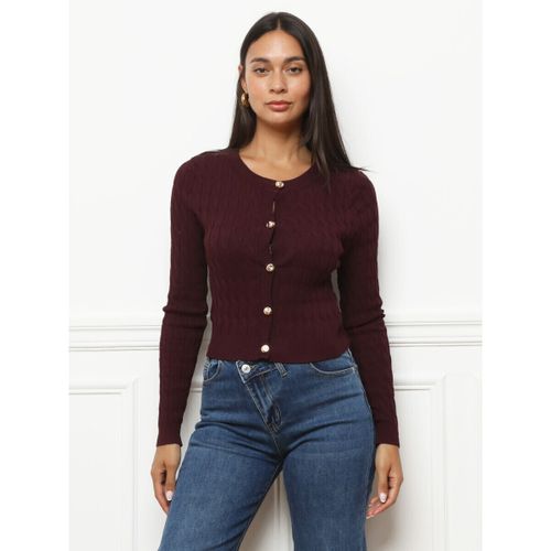 Gilet Gilets, cardigans - Bordeaux - La Modeuse - Modalova