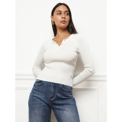 Blouses Tops, t-shirts - Blanc - La Modeuse - Modalova