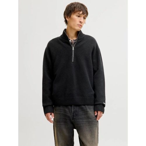 Pull 12282749 NORREBRO KNIT HALF-BLACK - Jack & Jones - Modalova