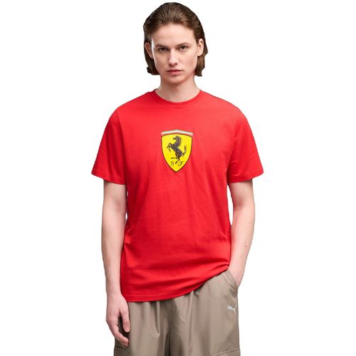 T-shirt Ferrari Colored Shield Tee - Puma - Modalova