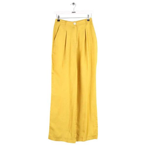 Pantalon Pantalon droit jaune - Chloe Stora - Modalova