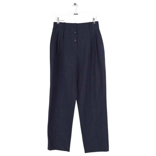 Pantalon Pantalon large bleu marine - Sandro - Modalova