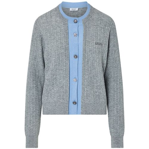 Gilet Cardigan avec boutons bijoux - Liu Jo - Modalova