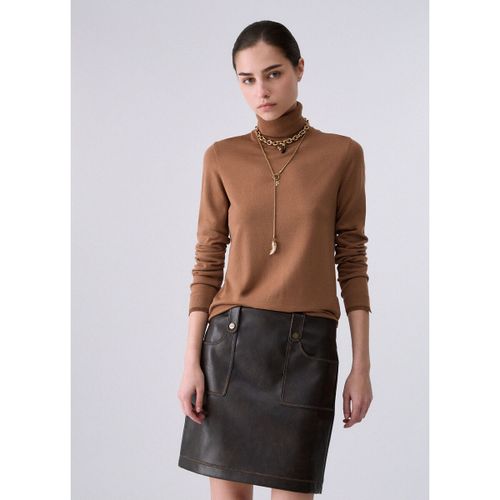 Pull Pull col roulé avec profili Lurex® - Liu Jo - Modalova