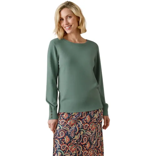 Pull Pull boutons-bijoux aux manches - Daxon - Modalova