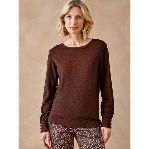 Pull Pull boutons-bijoux aux manches - Daxon - Modalova