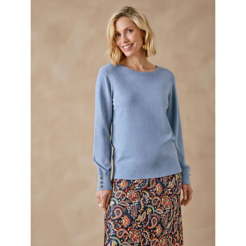 Pull Pull boutons-bijoux aux manches - Daxon - Modalova