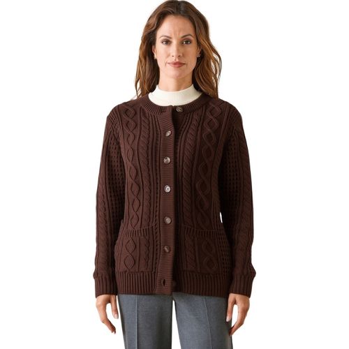 Gilet Cardigan maille torsadée - Daxon - Modalova