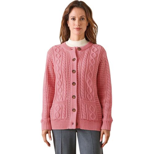 Gilet Cardigan maille torsadée - Daxon - Modalova