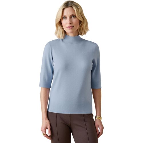 Pull Pull col montant manches au coude - Daxon - Modalova