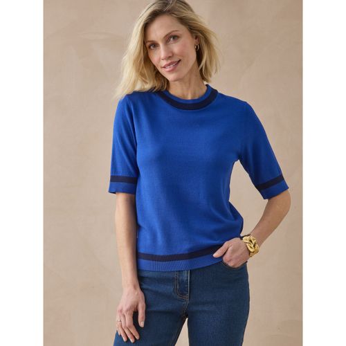 Pull Pull col rond manches courtes - Daxon - Modalova