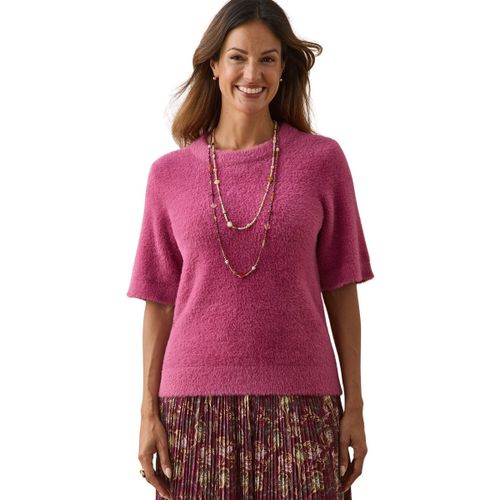 Pull Pull maille poilue manches courtes - Daxon - Modalova
